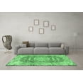 thumbnail image 3 of Ahgly Company Indoor Round Persian Emerald Green Traditional Area Rugs, 4' Round, 3 of 4