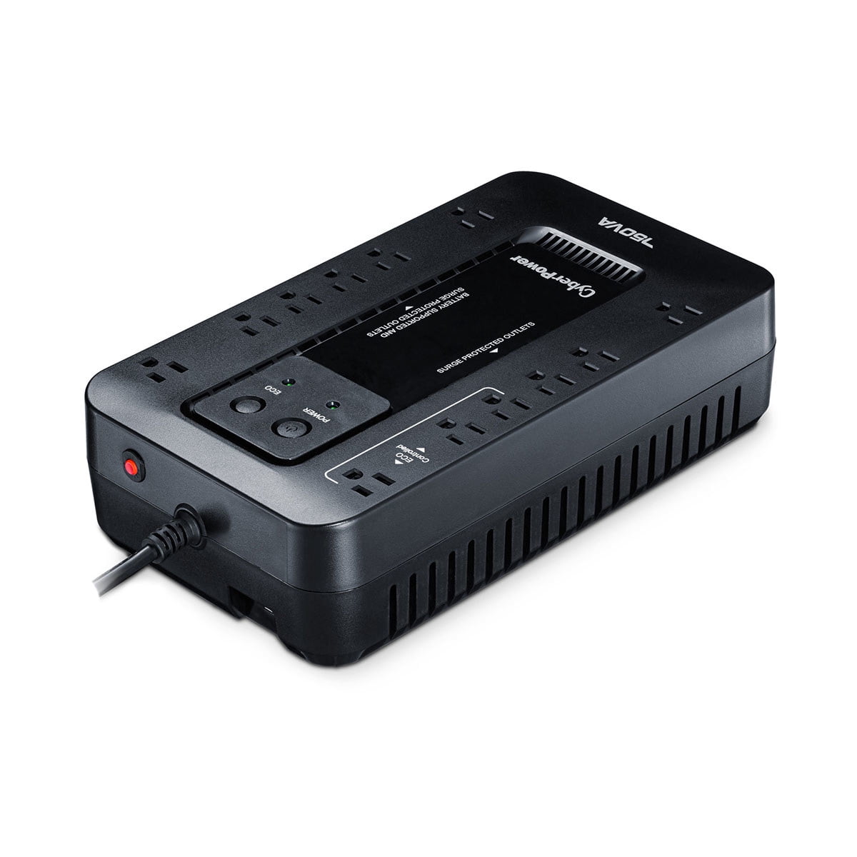 CyberPower EC750GTAA TAA Compliant UPS System - 750VA/450W, 120 VAC, NEMA 5-15P, Compact, 12 Outlets, PowerPanel® Personal