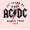 AC/DC, variant on Girls Daytona Beach Graphic Tee with Short Sleeves, Sizes 4-18