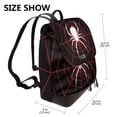 thumbnail image 3 of KLL Spider On The Web Print Leather Backpack,PU Leather Laptop Backpack Purse for Women and Ladies Daypacks Bags for Travel College Work, 3 of 4