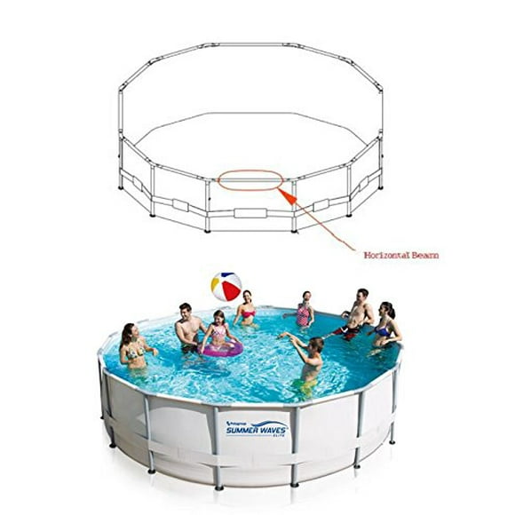 Summer Waves Elite Horizontal Beam for 14Ft and UP Metal Frame Round Pools