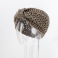 thumbnail image 4 of Unique Bargains 1 Pc Fashion Headband Yarn Bow Pattern Khaki, 4 of 5