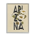 thumbnail image 3 of Stupell Industries Arizona State Flower Saguaro Blossom Typography Design Graphic Art Gray Framed Art Print Wall Art, Design by Daphne Polselli, 3 of 5