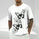 thumbnail image 2 of Camisetas de Manga Larga para Hombre de Algodón, Impresión Cuello Redondo Moda Casual Camisetas de Manga Corta para Diario Y Casual, 2 of 5