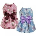 thumbnail image 5 of Summark Summer Dog Small Floral Princess Dress Wedding Dresses York Clothes Pet Dress, 5 of 7