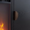 thumbnail image 5 of Evelyn&Zoe Dakota Rectangular TV Stand with Crystal Fireplace for TV's up to 65", Black, 5 of 13