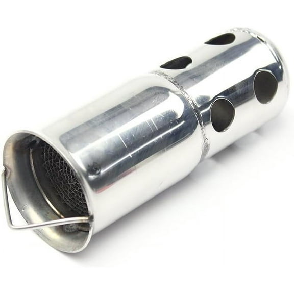 DB Killer Silencer Muffler, Universal Muffler Silencer Baffle For Motorcycle Exhaust Pipe, Easy To Install Lower Noise Muffler Stainless Steel Material, With Great Decoration