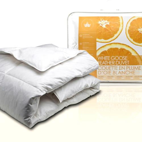 Canadian Down Feather Company White Goose Feather Comforter