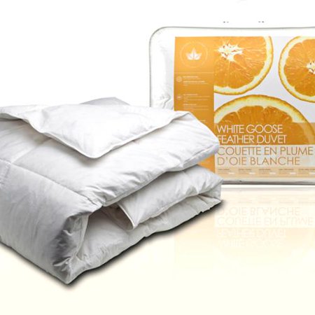 Canadian Down & Feather Company White Goose Feather Comforter - (Even The Best Fall Down)