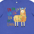 thumbnail image 4 of Inktastic Cute Christmas Fa Lla Llama Youth T-Shirt, 4 of 5