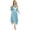 Sky Blue, variant on Women's Praise Dance Dress Metallic Patchwork Worship Tunic Irregular Hem Lyrical Dancewear Garment White S