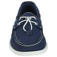 thumbnail image 3 of Sebago Mens Docksides Ariaprene Boat Shoes in Navy, 3 of 5