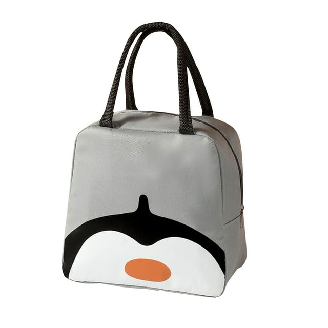 Leutsin Sac Isotherme Dessin Animé Mignon Amusant Grande Capacité Sac à Lunch Portable