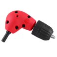 thumbnail image 2 of Right Angle Adapter 90 Degrees Electric Drill Attachment 9.5mm Round Shank Keyless Chuck, 2 of 4