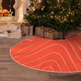 thumbnail image 5 of Rateoe Salmon Fish Meat Pattern Christmas Tree Skirt with Ties , Christmas Tree Decorations, Farmhouse Christmas Decor Xmas Holiday Decorations-36", 5 of 6