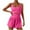 Pinky, variant on Women's Workout Athletic Romper, One-Piece Running Outfits, Cut Out Tank Style S-1 Short Jumpsuits New Pinky XXL