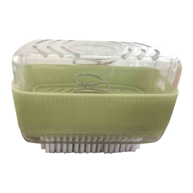 Pompotops Soap Box With Brush Lazy Storage Rack Household Roller Type Creative Soap Box Clearance