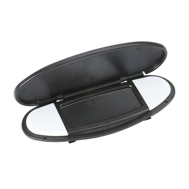 koolsoo Car Sun Visor Mirror Frame Cover for MINI R55 R56 R60 2007-2014 Black
