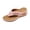 Pink, variant on Bkhluea Women Rhinestone Bar Thong Wedge Sandals Comfortable Footwear For Beach Travel Casual Outdoor Activities