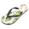 thumbnail image 2 of Summer Flip Flops Non-Slip Lightweight Rubber Sandals Vacation Beach Essentials Cute Frog Pattern, 2 of 8