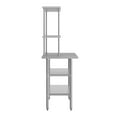 thumbnail image 6 of Flash Furniture Portable Prep and Work Table with NSF Certified 18 Gauge Stainless Steel Top Shelf and Double Overshelves, 2 Galvanized Steel Undershelves, 6 of 9