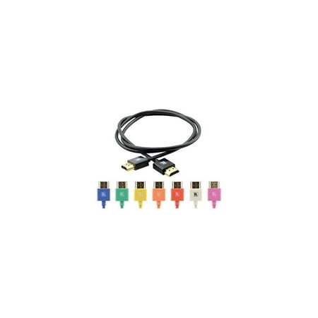 UPC: 7291063068028 | Kramer Ultra Slim High-Speed Hdmi Flexible Cable With Ethernet – Black