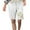 White, variant on Women's Daisy Graphic Print Casual Shorts Elastic Drawstring with Pockets Summer Everyday Wear Shorts