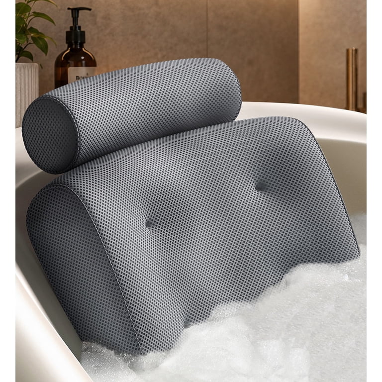 Everlasting Comfort Bath Pillow Grey photo 1