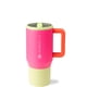 thumbnail image 1 of HydroJug Traveler - Botella de agua con asa y pajita abatible - Cabe en portavasos, vaso resistente a fugas, reutilizable, aislado, de acero inoxidable y base de goma - Regalos para mujeres y hombres, 1 of 4