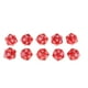 thumbnail image 1 of 10 Uds. Dados Zulema Acrílico Número D20 Juego de Veinte Lados Rojo, 1 of 7