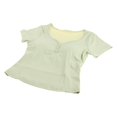 thumbnail image 3 of Camiseta de yoga para mujer, ropa deportiva de moda, camisetas deportivas cómodas para entrenamiento en el gimnasio M, 3 of 9