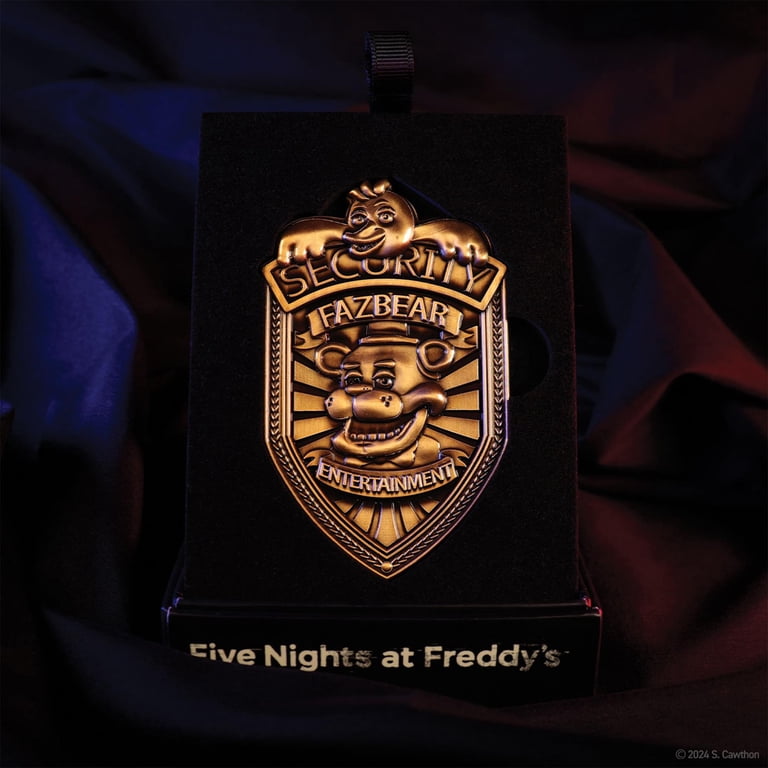Five Nights At Freddy's Security ピンバッジ Five Nights at Freddy's Security Badge Metal Replica - Walmart.com