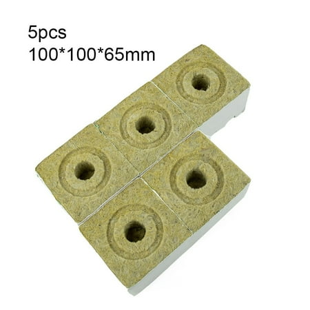 

5Pcs Grow Starter Cubes Plug Hydroponic Grow Media Cloning 75/100mm