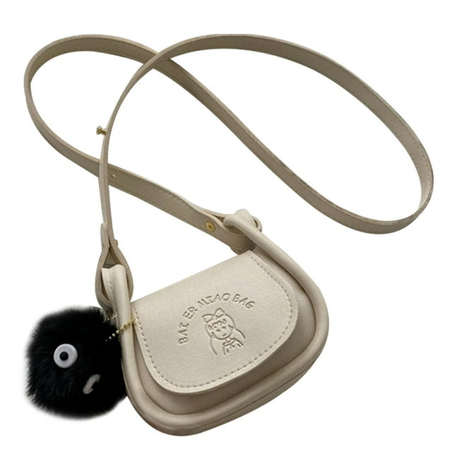 Bolso de lápiz labial Jinwen Bolsos cruzados pequeños Bolso de hombro Blanco