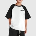 thumbnail image 2 of LRen Toddler Shirts Boys 4t Boy Cartoon Print Crewneck Short Sleeve Graphic T Shirts Little Boy Summer Tops Trendy Loose Fit School Clothes for Boys, 2 of 5