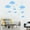 light blue, variant on AURIGATE Clouds Wall Decals Removable DIY Large Vinyl Sticker Self Adhesive Wallpaper for Living Room Nursery Children Baby Kids Boys Girls Bedroom Decor Home Art