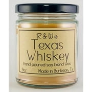 9oz Texas Whiskey Candle Highly Scented Quality Candles made and shipped from USA