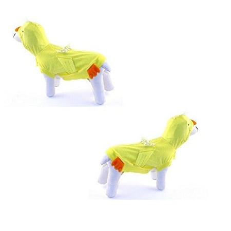 Dog Costume - CHICK COSTUMES Dress Your Dogs Like a Yellow Chicken(Size 0)