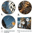 thumbnail image 3 of Designart "The Graceful Beauty of a Sleek Leopard" Animals Floater Framed Wall Decor, 3 of 7