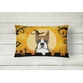 thumbnail image 2 of Carolines Treasures BB1781PW1216 Halloween Boxer Canvas Fabric Decorative Pillow, 12H x16W, multicolor, 2 of 3
