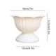 thumbnail image 3 of Uuiauoio Roman Style Plastic Flower Pot 1.1L White Textured Planter for Indoor Outdoor Plants Home Garden Balcony Decor Thickened Container, 3 of 6