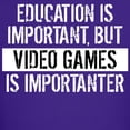 thumbnail image 3 of CafePress - Video Games Is Importanter T Shirt - Dark T-Shirt Kids XS-XL, 3 of 4