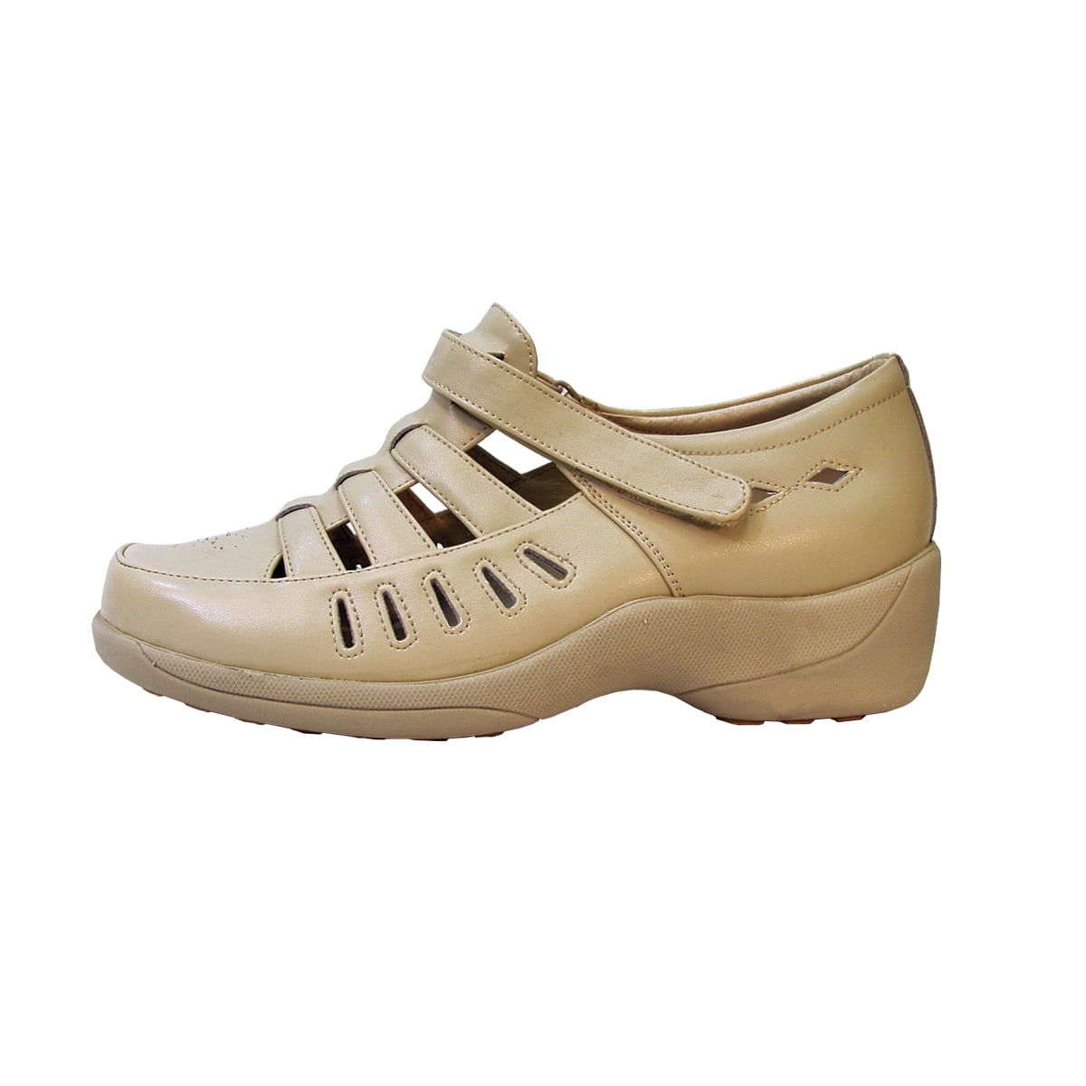 24 HOUR COMFORT Fiona Wide Width Comfort Shoes For Work and Casual Attire BEIGE 10