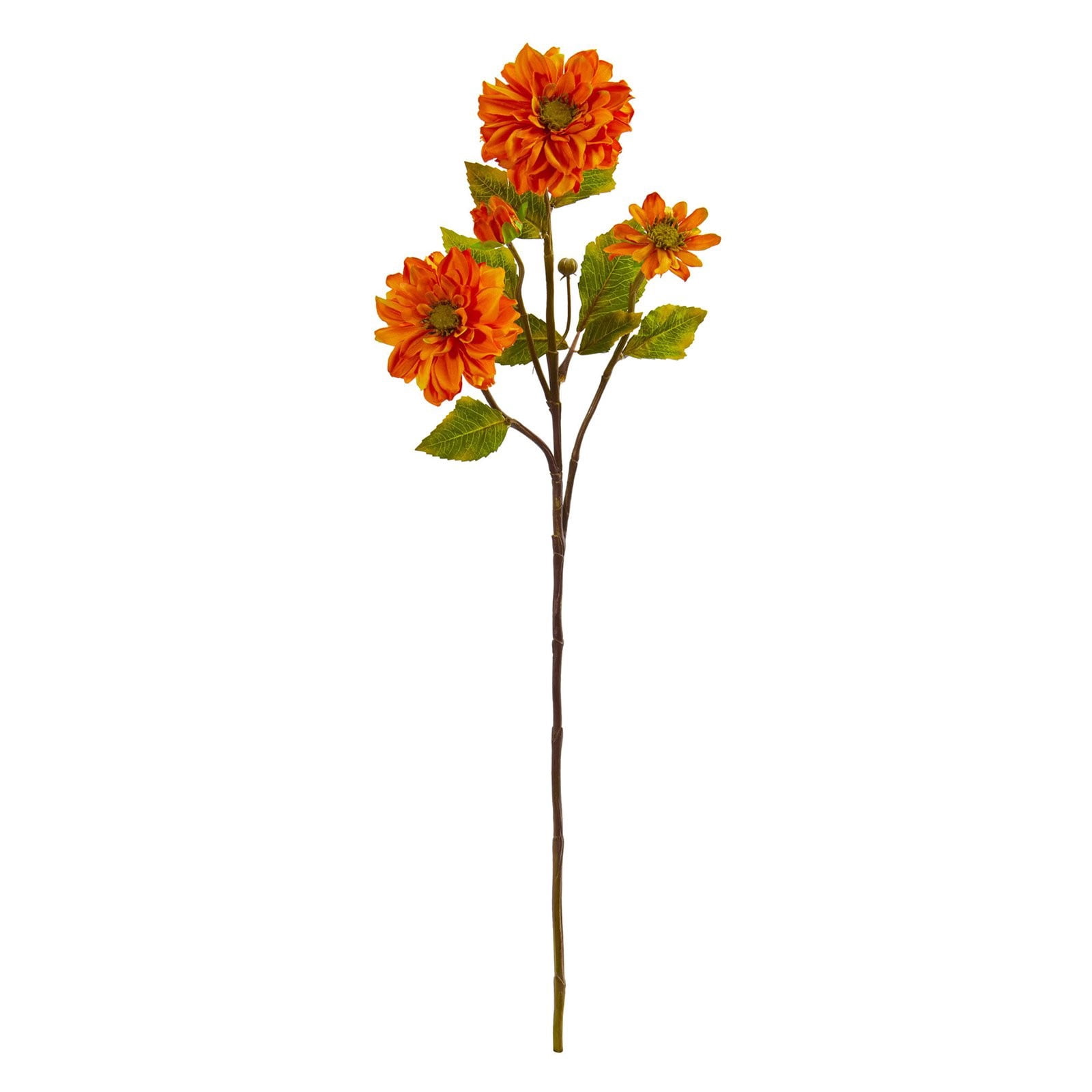 Nearly Natural 30-In. Zinnia Artificial Flower (Set of 6)