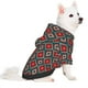 thumbnail image 2 of Balery Red And Orange On Blue Teal Sudadera con Capucha para Perros Pequeños – Ropa para Mascotas, Disfraz para Perros y Gatos, Ideal para Fiestas y Cosplay-X-Small, 2 of 7