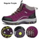 thumbnail image 5 of Trekking Al Aire Libre Camping Zapatos Senderismo Botas Montaña Hombre Mujer Mediados (41) Púrpura, 5 of 9