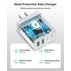 thumbnail image 4 of [Cargador] Cargador de pared USB C Aiminu, adaptador PD rápido de 4 puertos de 40 W, 4 of 7
