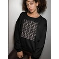 thumbnail image 2 of Christmas And New Year Sweatshirt Women -Image by Shutterstock, Female x-Large, 2 of 4
