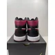 thumbnail image 4 of Ni - ke Air Jordan 1 Mid “Bred Toe” Mens Black/Noble Red Size 8.5 Basketball Shoes, 4 of 5