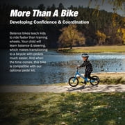 Strider 14x Classic, Awesome Blue - Balance Bike for Kids 3 to 6 Years -Includes Kid Sized Grips, Padded Seat, Performance Footrest, All-Purpose Tires Easy Assembly, Tool-Free Adjustments
